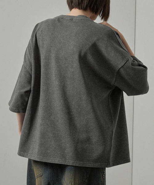 セール】【Alfred Alex】ヴィンテージ加工ロゴパッチショート