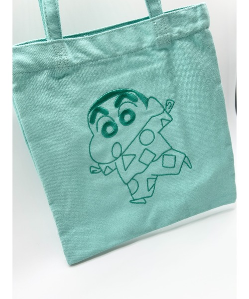 A BAG OF CHIPS(アバッグオブチップス)の「クレヨンしんちゃん 刺繍ミニトート(トートバッグ・レディース・フューシャピンク/ミント・ONE SIZE)」の9枚目の写真