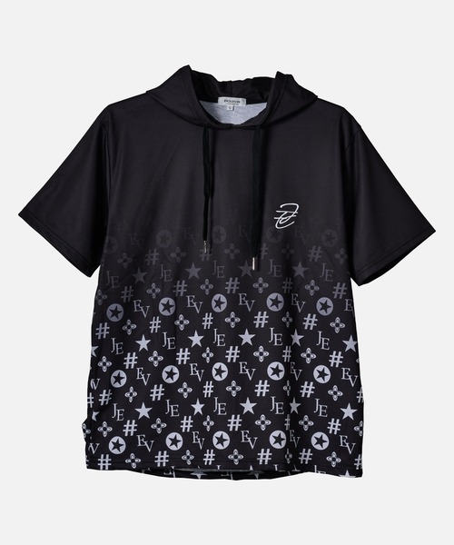 EVOLUTION(エボリューション)の「夏に着るパーカー 7分袖Tパーカー(Tシャツ/カットソー・メンズ・ブラック系2/ホワイト系1/ホワイト系2/ブラック系1・MEDIUM/LARGE/X-LARGE)」の3枚目の写真