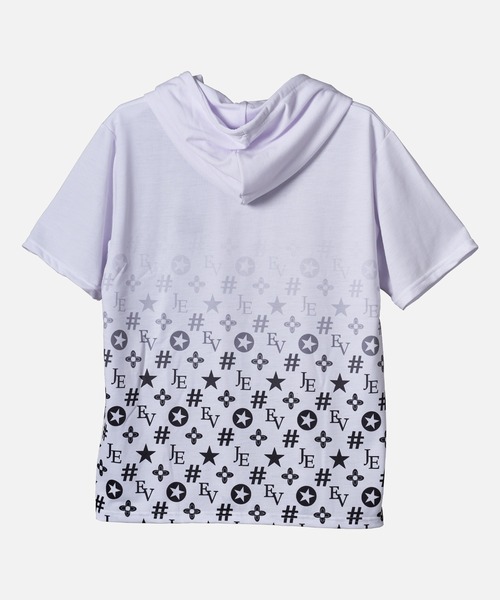 EVOLUTION(エボリューション)の「夏に着るパーカー 7分袖Tパーカー(Tシャツ/カットソー・メンズ・ブラック系2/ホワイト系1/ホワイト系2/ブラック系1・MEDIUM/LARGE/X-LARGE)」の11枚目の写真