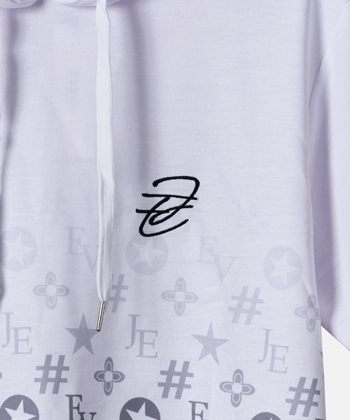 EVOLUTION(エボリューション)の「夏に着るパーカー 7分袖Tパーカー(Tシャツ/カットソー・メンズ・ブラック系2/ホワイト系1/ホワイト系2/ブラック系1・MEDIUM/LARGE/X-LARGE)」の5枚目の写真