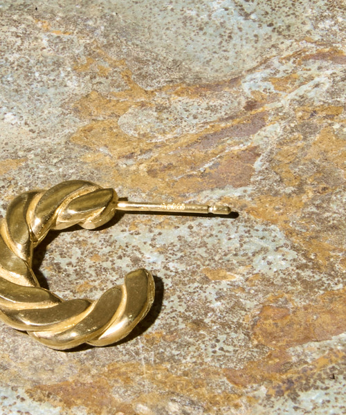 HARIM ハリム ⁄ PRESS PIERCE 2 シルバー925プレスピアス 18金
