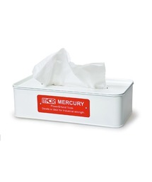 MERCURY（マーキュリー）の「マーキュリー ブリキ ティッシュボックス（インテリア雑貨）」