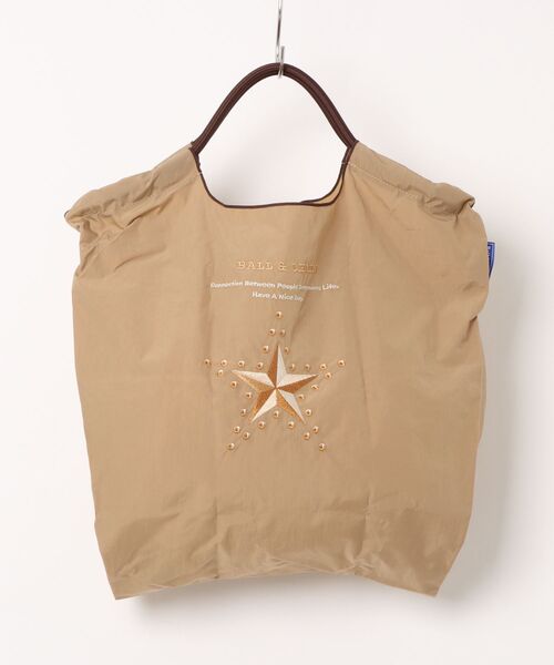 Scrap Book(スクラップブック)の「◆WEB限定 展開◆【Ball&Chain】The first Star(エコバッグ/サブバッグ・レディース・ブラック/グレー/ホワイト系その他/グリーン系その他/ピンク系その他/ベージュ系その他・FREE)」の1枚目の写真