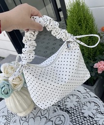 HALEY PESCA | HALEY PESCA/2Way シャーリングドット柄バッグ(ショルダーバッグ)