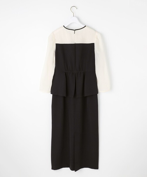 ANY SIS（エニィスィス）の「【LilyCalin】ペプラムビスチェ ドレス（ドレス・レディース・ダルブルー系/ブラック系・LARGE/MEDIUM/SMALL）」の9枚目の写真