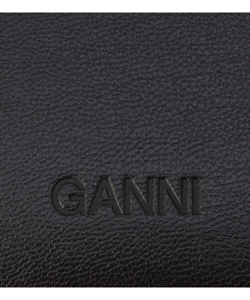 GANNI A6597099 関税送料込 ガニー GANNI ガニー GANNI Bou Flap Card Holder Strass ボウ