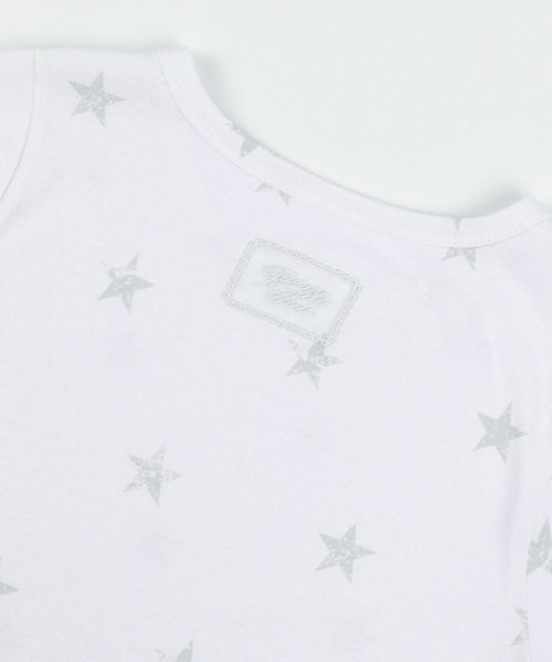FANCY CLUB（ファンシークラブ）の「A'GEM/9 × .kom 『FANCY CLUB/ファンシークラブ』Lace Star Layered Tee/レーススター レイヤード半袖Tシャツ（Tシャツ/カットソー・レディース・チャコールグレー/ライトブルー/ホワイト・FREE）」の14枚目の写真