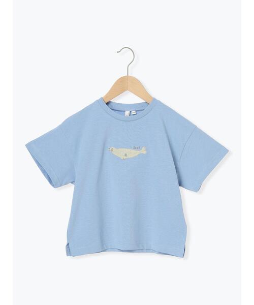 セール】【吸水速乾】海の生き物刺繍Tシャツ（Tシャツ