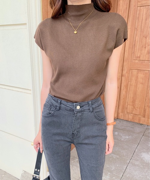 everycoco(エブリーココ)の「ブーツカットデニムパンツ(デニムパンツ・レディース・ライトブルー/ブルー/チャコールグレー・M/L)」の8枚目の写真