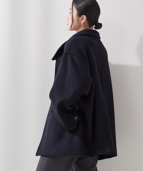 MANTECO/TWEEDスタンドショートコート（その他アウター）｜journal