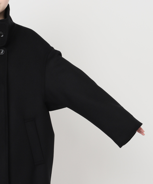 journal standard L'essage（ジャーナルスタンダードレサージュ）の「MANTECO/TWEEDスタンドショートコート（その他アウター・レディース・ブラウン/ブラック/ネイビー・36/38）」の17枚目の写真