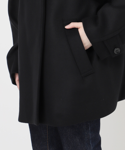 MANTECO/TWEEDスタンドショートコート（その他アウター）｜journal