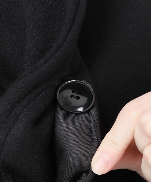 journal standard L'essage（ジャーナルスタンダードレサージュ）の「MANTECO/TWEEDスタンドショートコート（その他アウター・レディース・ブラウン/ブラック/ネイビー・36/38）」の20枚目の写真