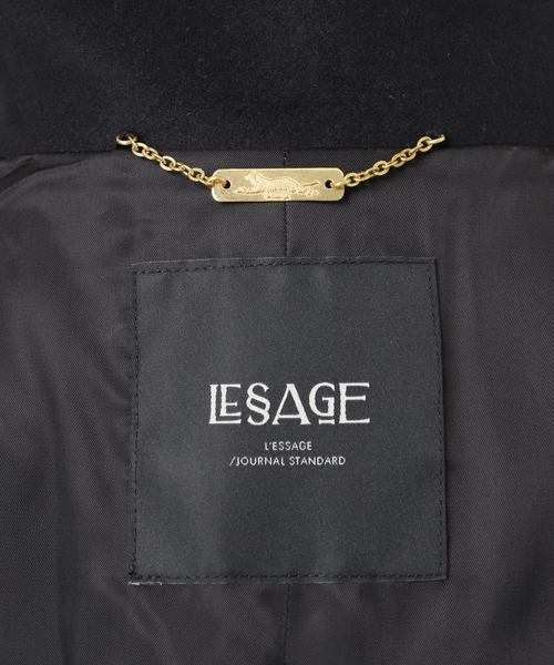 journal standard L'essage（ジャーナルスタンダードレサージュ）の「MANTECO/TWEEDスタンドショートコート（その他アウター・レディース・ブラウン/ブラック/ネイビー・36/38）」の22枚目の写真
