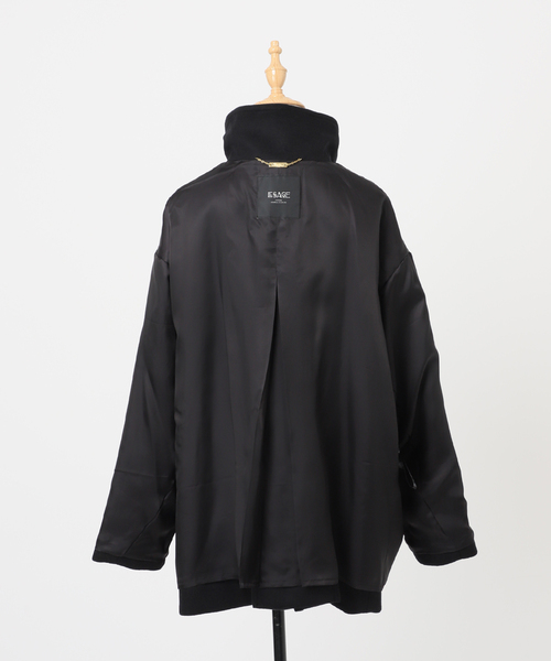 セール】MANTECO/TWEEDスタンドショートコート（その他アウター