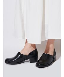 未使用級✨ ファビオルスコーニ ブラック レザー パンプス 本革 ラウンドトゥ 4582238920528cl_05?$VS_1500$