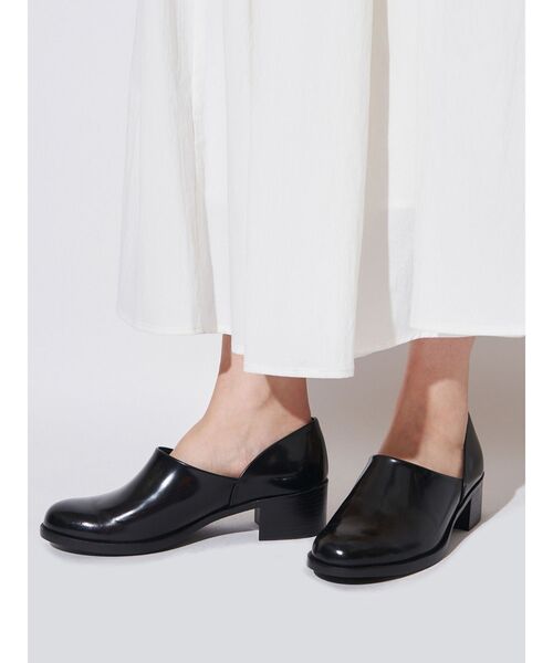 HARUTA（ハルタ）の「【HARUTA×ELENDEEK】スポックシューズ（パンプス・レディース・オフホワイト/シルバー/ブラック・36/37/38）」の2枚目の写真