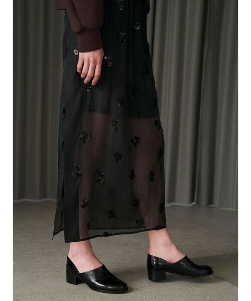 HARUTA（ハルタ）の「【HARUTA×ELENDEEK】スポックシューズ（パンプス・レディース・オフホワイト/シルバー/ブラック・36/37/38）」の9枚目の写真