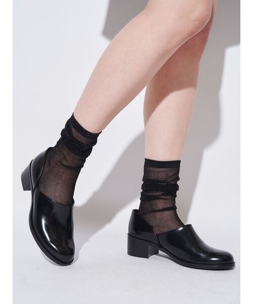 HARUTA（ハルタ）の「【HARUTA×ELENDEEK】スポックシューズ（パンプス・レディース・オフホワイト/シルバー/ブラック・36/37/38）」の16枚目の写真