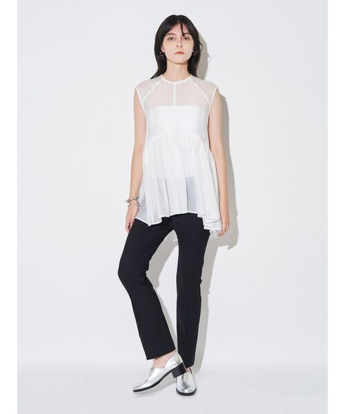 HARUTA（ハルタ）の「【HARUTA×ELENDEEK】スポックシューズ（パンプス・レディース・オフホワイト/シルバー/ブラック・36/37/38）」の19枚目の写真