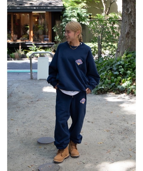 APPLEBUM（アップルバム）の「Wappen Sweat Pants（スウェットパンツ・メンズ・ホワイト/レッド系その他/スミクロ/ネイビー・MEDIUM/LARGE/X-LARGE/XX-LARGE）」の6枚目の写真
