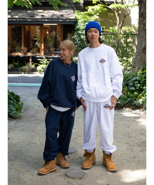 APPLEBUM（アップルバム）の「Wappen Sweat Pants（スウェットパンツ・メンズ・ホワイト/レッド系その他/スミクロ/ネイビー・MEDIUM/LARGE/X-LARGE/XX-LARGE）」の7枚目の写真