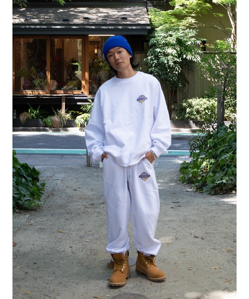 APPLEBUM（アップルバム）の「Wappen Sweat Pants（スウェットパンツ・メンズ・ホワイト/レッド系その他/スミクロ/ネイビー・MEDIUM/LARGE/X-LARGE/XX-LARGE）」の8枚目の写真