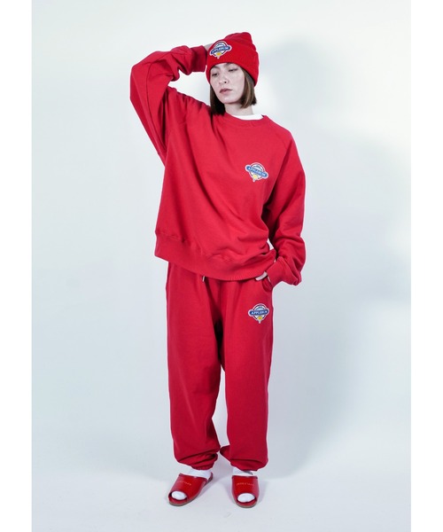 APPLEBUM（アップルバム）の「Wappen Sweat Pants（スウェットパンツ・メンズ・ホワイト/レッド系その他/スミクロ/ネイビー・MEDIUM/LARGE/X-LARGE/XX-LARGE）」の9枚目の写真