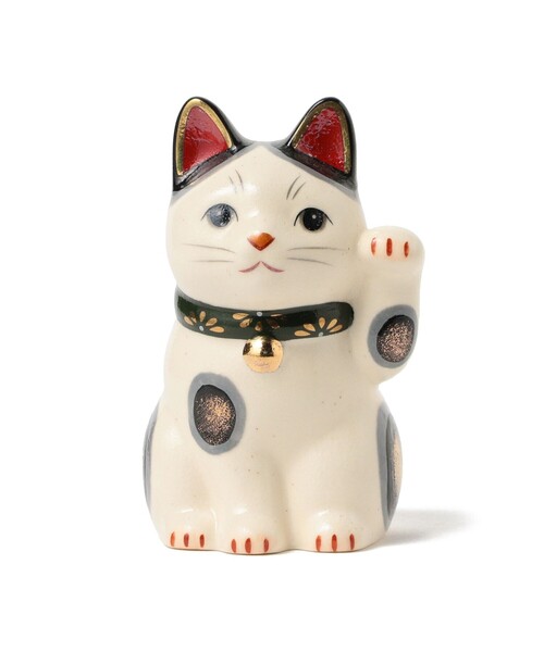 mian⭐︎緑猫さま専用　　猫B 中外陶園 / 薬師窯 菊花招き猫 緑 小（インテリア雑貨）｜BEAMS JAPAN