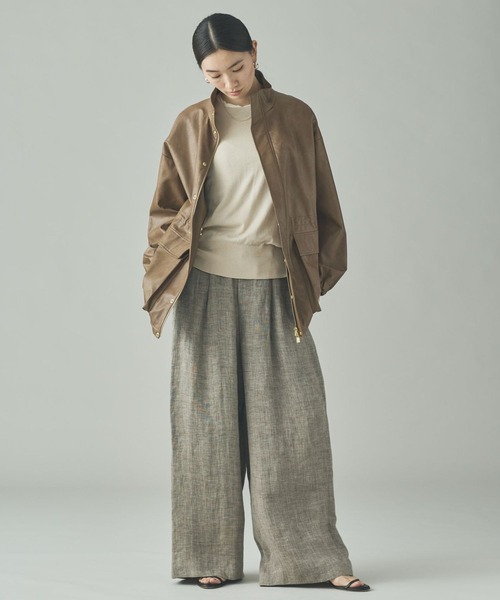 Curensology（カレンソロジー）の「Curensology(カレンソロジー)/ヴィンテージフェイクレザーコート（ブルゾン・レディース・ブラウン/ブラック/キャメル・FREE）」の10枚目の写真