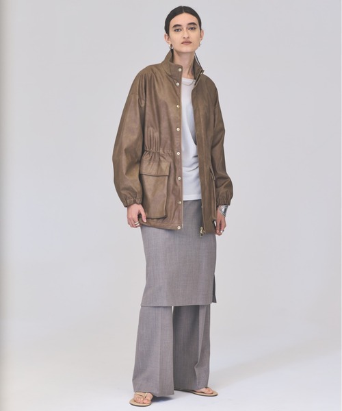 新品未使用　カレンソロジー ヴィンテージフェイクレザーコート Curensology(カレンソロジー)｜ヴィンテージフェイクレザーコート