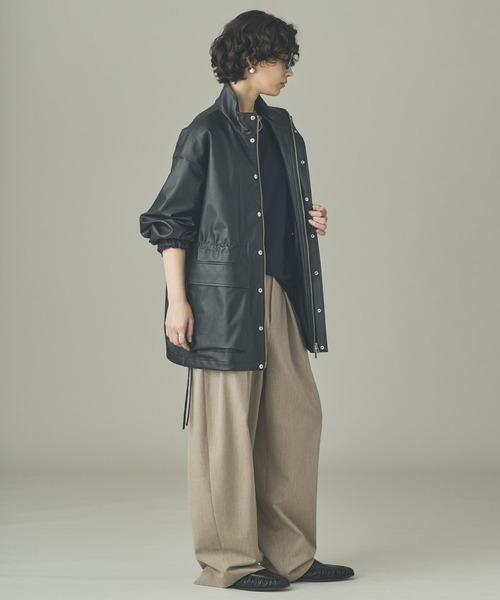 Curensology(カレンソロジー)の「Curensology(カレンソロジー)/ヴィンテージフェイクレザーコート(ブルゾン・レディース・ブラウン/ブラック/キャメル・FREE)」の18枚目の写真