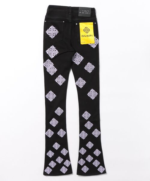 パンツ guapi stacked jeans 28 GUAPI DENIM PANT デニムパンツ (GUAPI/デニム・ジーパン) STEEL