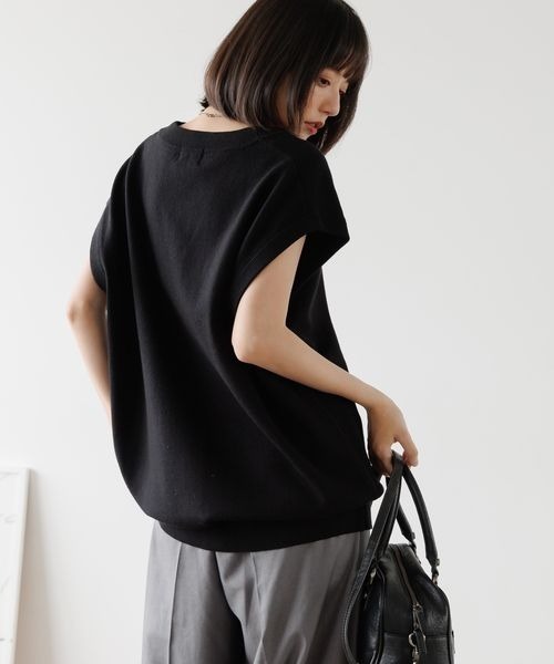 PBLIM(ページボーイリム)の「《UNISEX》ロゴニットベスト(ベスト・レディース・ブラック/オレンジ・FREE)」の4枚目の写真