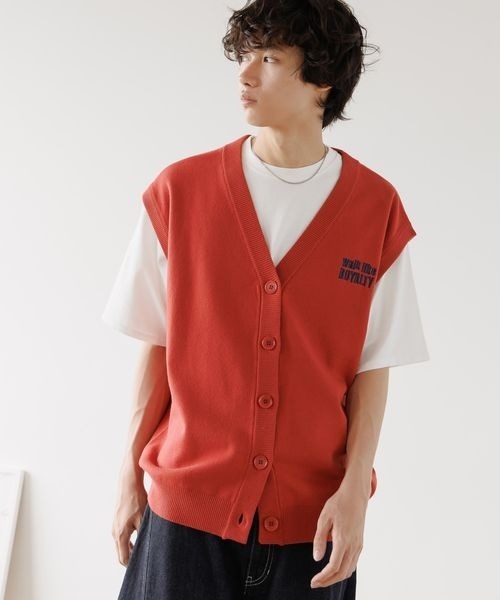 PBLIM(ページボーイリム)の「《UNISEX》ロゴニットベスト(ベスト・レディース・ブラック/オレンジ・FREE)」の9枚目の写真