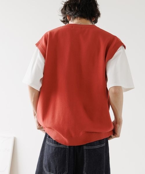 PBLIM(ページボーイリム)の「《UNISEX》ロゴニットベスト(ベスト・レディース・ブラック/オレンジ・FREE)」の10枚目の写真