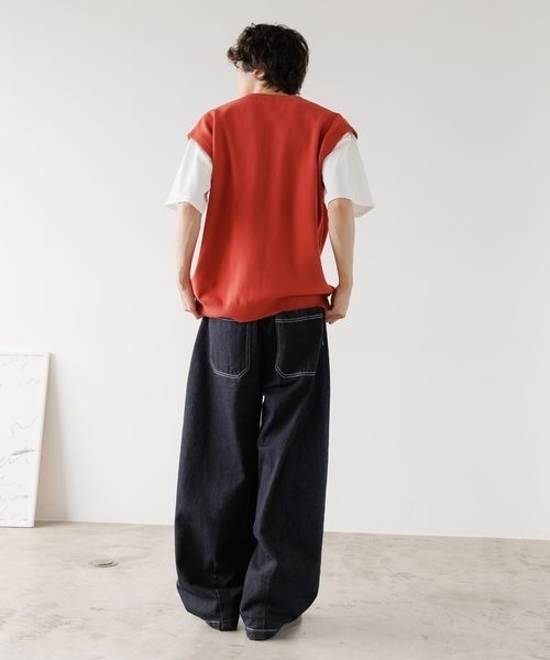 PBLIM(ページボーイリム)の「《UNISEX》ロゴニットベスト(ベスト・レディース・ブラック/オレンジ・FREE)」の14枚目の写真