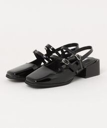 PEDRO スリングバッグ サンダル レザー ダブルストラップ 24SS Paul Smith】サンダル レザー クロスストラップ (Paul Smith