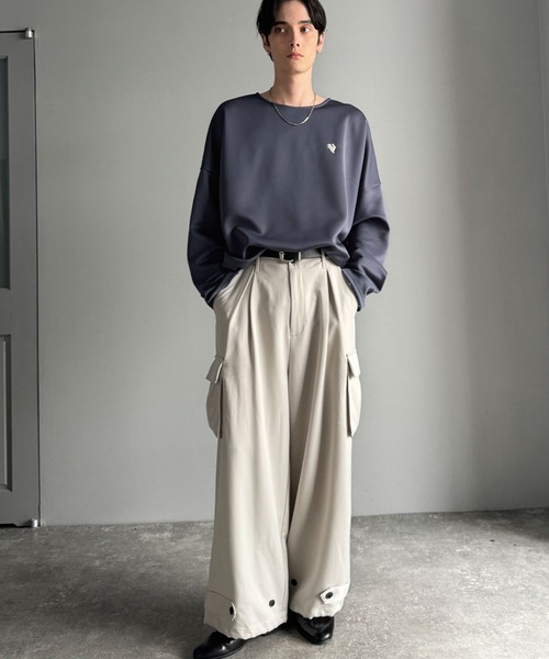 Classical Origin(クラシカルオリジン)の「「大人スイッチON!」ダンボール素材サムホール付きドルマンTシャツ/Double-Knit Fabric Thumb Hole Dolman T-Shirt(Tシャツ/カットソー・メンズ・ブラック/ホワイト/ネイビー・SMALL/MEDIUM/LARGE)」の17枚目の写真