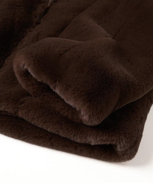 CULLNI（クルニ）の「Eco Fur Zip Up Stand Coller Coat（ブルゾン・メンズ・ブラウン/ブラック・2/1/0）」の10枚目の写真