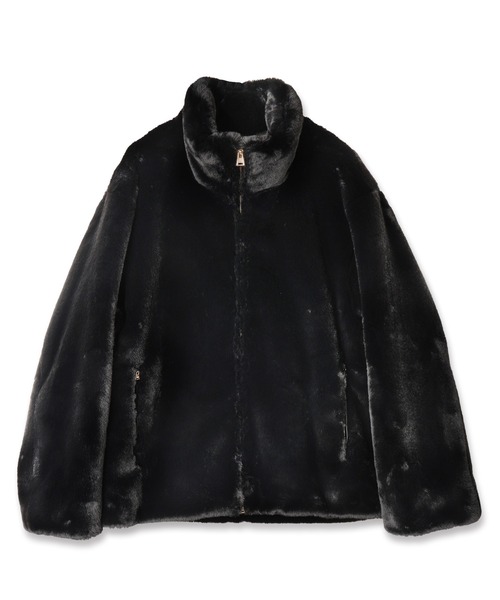CULLNI（クルニ）の「Eco Fur Zip Up Stand Coller Coat（ブルゾン・メンズ・ブラウン/ブラック・2/1/0）」の11枚目の写真