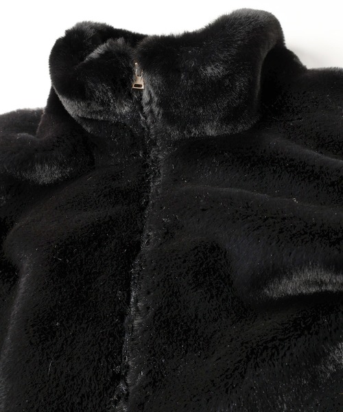 CULLNI（クルニ）の「Eco Fur Zip Up Stand Coller Coat（ブルゾン・メンズ・ブラウン/ブラック・2/1/0）」の12枚目の写真