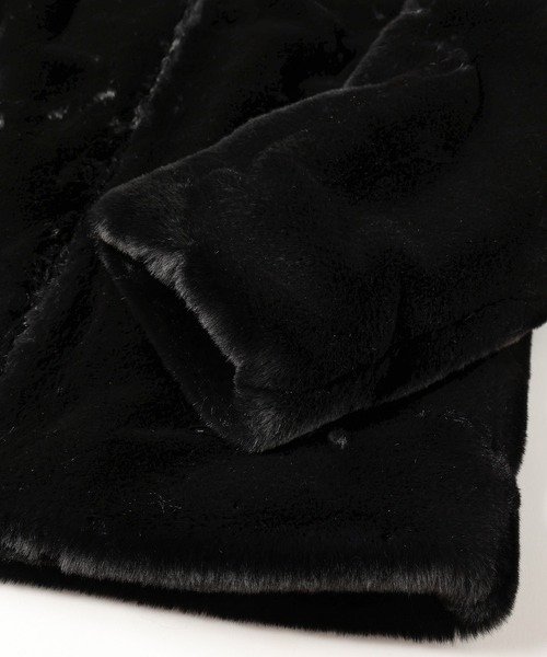 CULLNI（クルニ）の「Eco Fur Zip Up Stand Coller Coat（ブルゾン・メンズ・ブラウン/ブラック・2/1/0）」の15枚目の写真