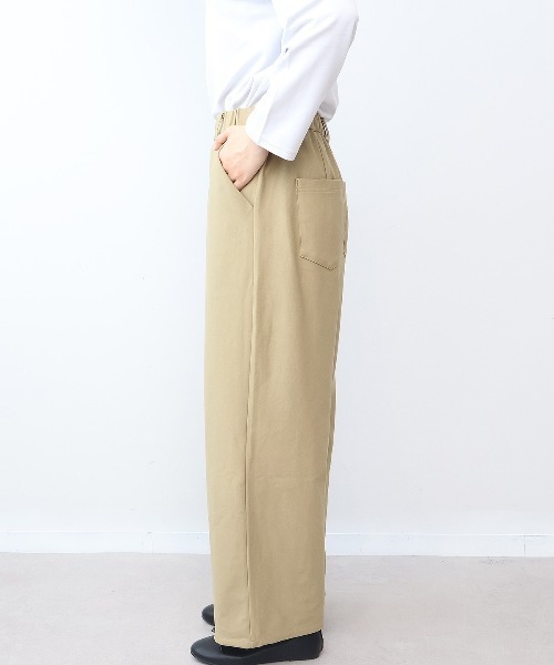 MB mint breeze(エムビーミントブリーズ)の「【L~6L 大きいサイズ】ストレッチスマートワイドパンツ(その他パンツ・レディース・チャコールグレー/ダークブラウン/ネイビー/キャメル・LL/3L/4L/5L/6L)」の17枚目の写真
