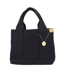 BACKYARD FAMILY（バックヤードファミリー）の「DOT&STRIPE キャンバス 仕切りミニトート（トートバッグ）」