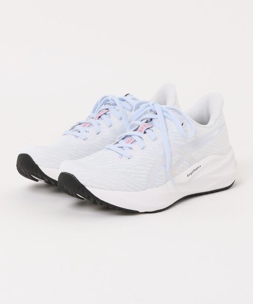 ASICS(アシックス)の「ASICS アシックス VERSABLAST 4【軽量】レディーススニーカー ランニングシューズ 厚底(スニーカー・レディース・ブラック/ホワイト×ブルー・23.5cm/24.5cm/24.0cm/25.0cm/23.0cm)」の2枚目の写真