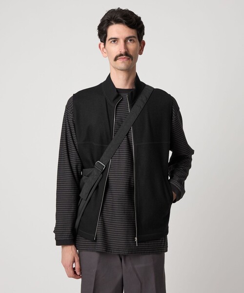 Steven Alan（スティーブンアラン）の「＜Steven Alan＞ ウール カット ドライバーズ ベスト（ベスト・メンズ・ダークグレー/ブラック・S/M/L/XL）」の4枚目の写真