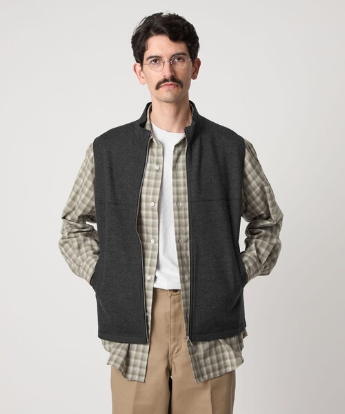 Steven Alan＞ ウール カット ドライバーズ ベスト（ベスト