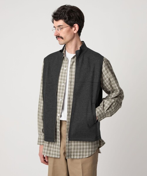 Steven Alan（スティーブンアラン）の「＜Steven Alan＞ ウール カット ドライバーズ ベスト（ベスト・メンズ・ダークグレー/ブラック・S/M/L/XL）」の11枚目の写真